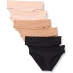 Amazon Essentials 女士微纤维蕾丝边三角裤 6条