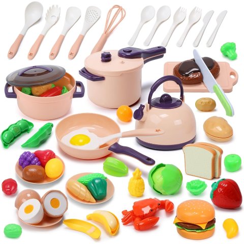 Kids Kitchen Playset 51 Pieces