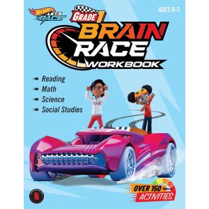 Hot Wheels Brain Race 一年级练习册