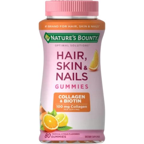 Hair Skin Nails 2500mcg 软糖 80粒