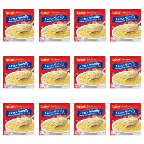 Lipton Instant Noodle Soup Mix 4.9oz 2 Count