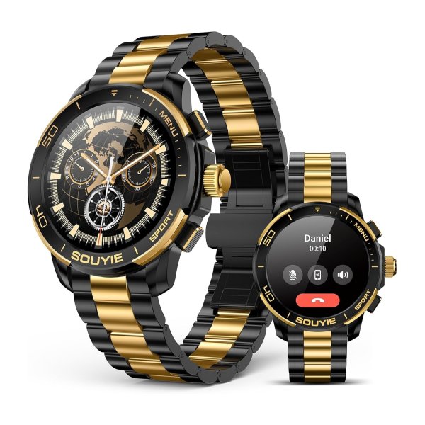 SOUYIE SW-7 Smart Watch Ceramic Bezel 1.43" AMOLED Display
