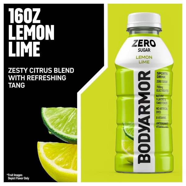 ZERO 零糖柠檬味运动饮料 6瓶