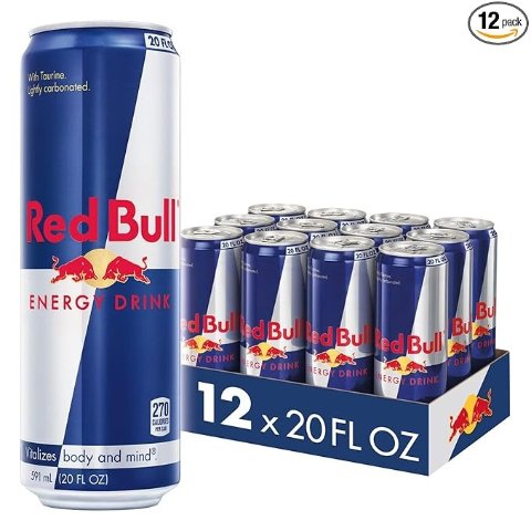 Red Bull 能量饮料 189mg咖啡因 20盎司