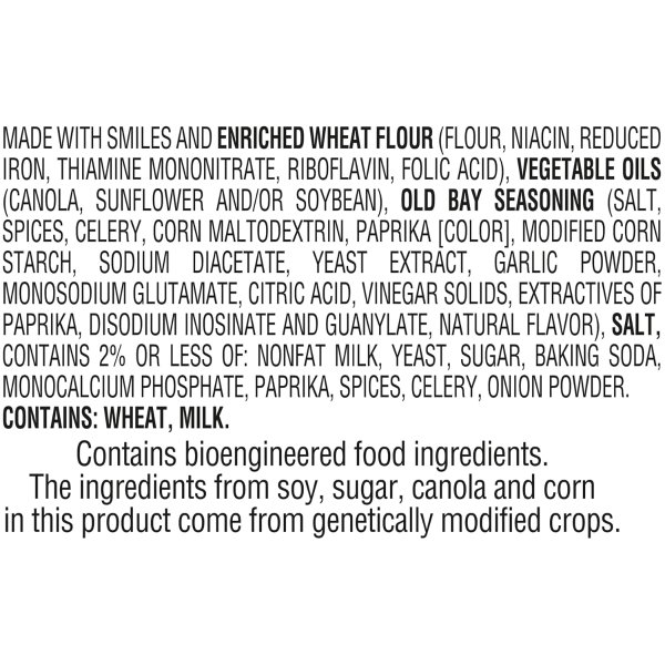Old Bay Snack Crackers 6.1 oz Bag