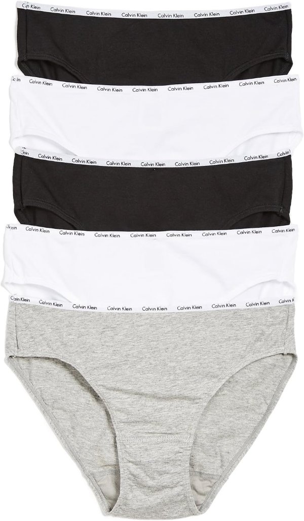 Calvin Klein 棉质女士三角内裤 5条装