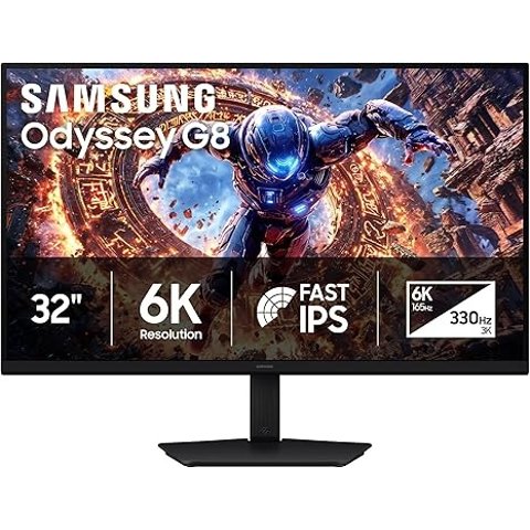  Odyssey G8 G80HS 32英寸 6K 165Hz双模 IPS 显示器