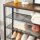 Shoe Rack ULBS016B01 6-Tier Metal Rustic Brown Black