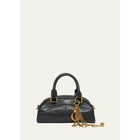 Small Leather Top-Handle Bag