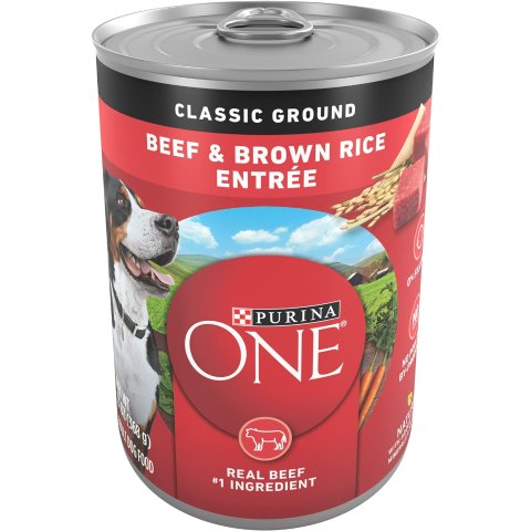 Beef & Brown Rice Adult Wet Dog Food 13oz 12-Pack