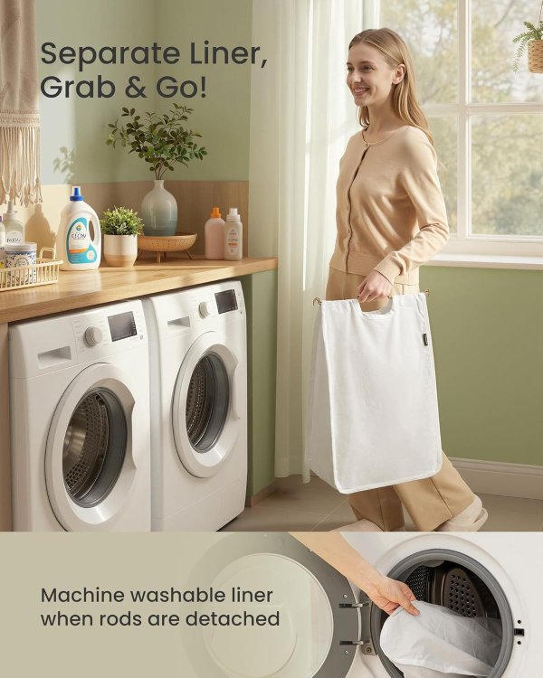 Laundry Hamper ULCB221YE01 PE Rattan 25 Gal