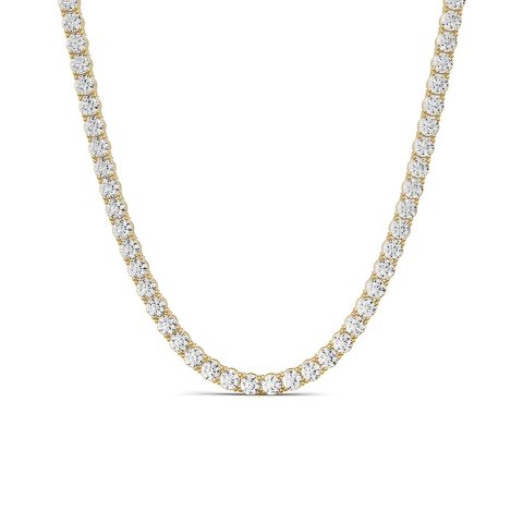 14K Lab-Grown Diamond Necklace 7ct