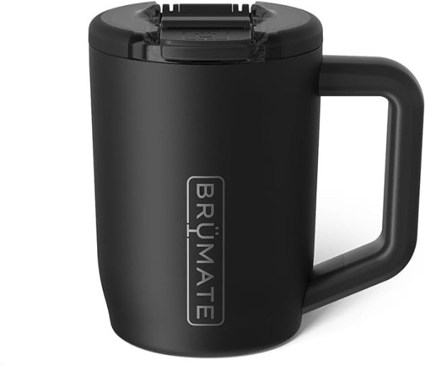 BruMate Muv Insulated Coffee Mug 15oz Matte Black
