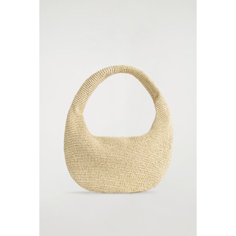 COSCurved Shoulder Bag Straw Beige