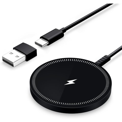 LMOYPD Magnetic Wireless Charger Charging Pad Dual Ports