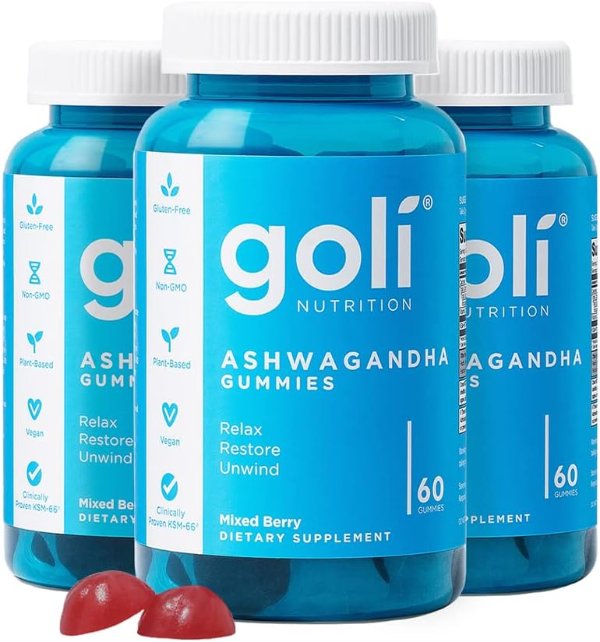 Goli 维生素D软糖 60粒×3瓶
