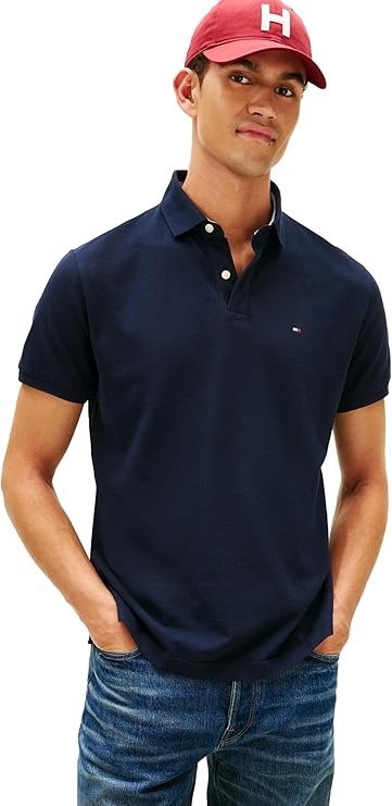Tommy Hilfiger Men's Cotton Short Sleeve Polo Shirt