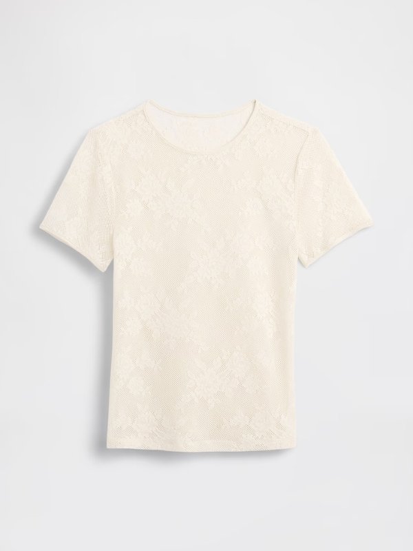Floral Lace Mesh Top