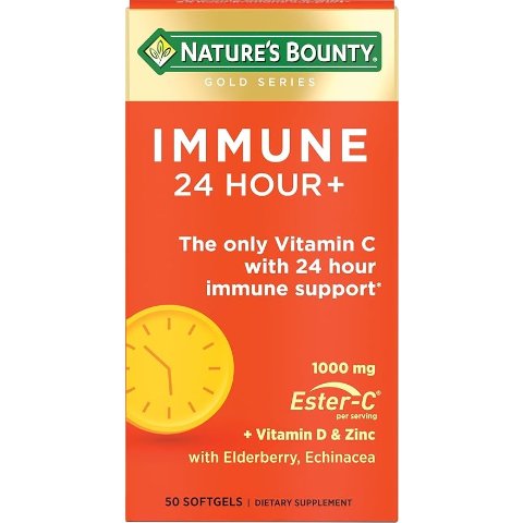 Immune 24 Hour+ 1000mg 维生素C 50粒