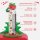 ENCOOL Stainless Steel Straw Water Bottle 26oz Bright Holiday