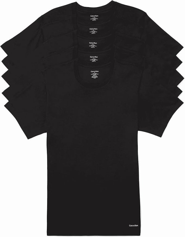 Calvin Klein Men's Cotton Undershirts 5-Pack