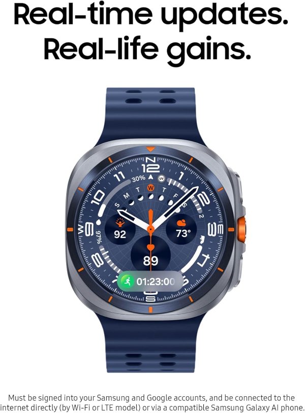 Samsung Galaxy Watch Ultra 47mm LTE Titanium White Smartwatch