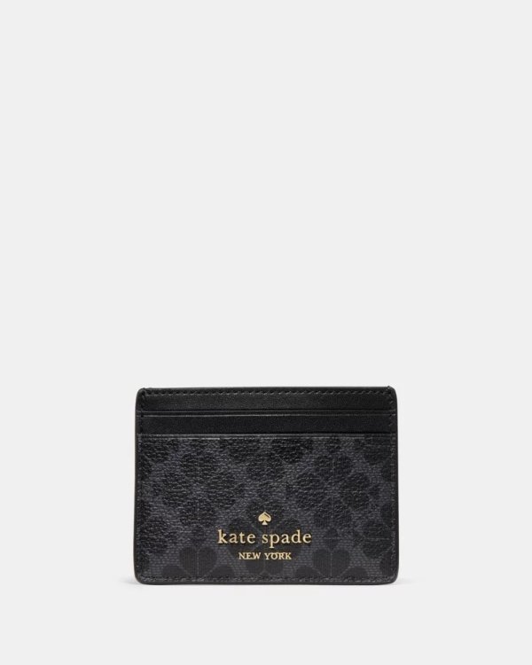 Spade Flower Small Card Holder