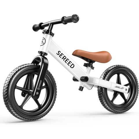 SEREED Toddler Balance Bike White Age 2