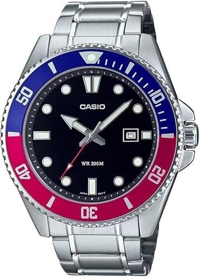 MDV106 Stainless Steel 200M Water Resistant Watch