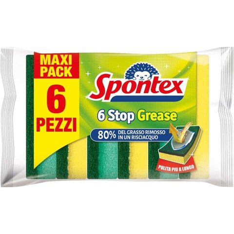 Spontex 6号止油耐磨海绵 6块装