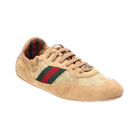 GG Supreme Canvas Leather Sneaker