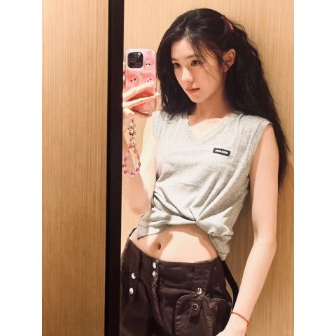 Logo Velvet Hair Clip