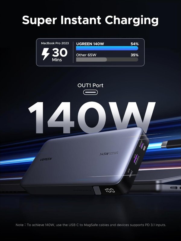 Nexode 145W 便携充电宝 25000mAh