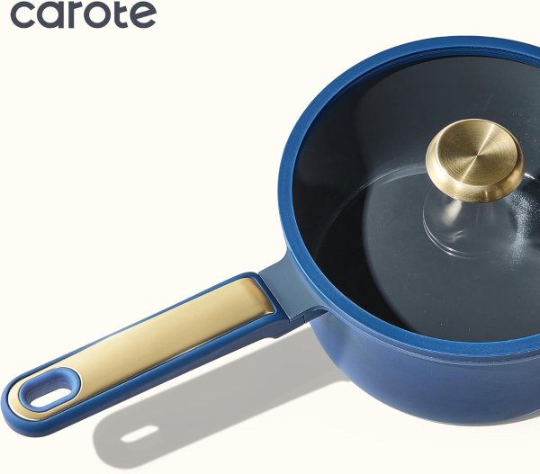 CAROTE 蓝色不粘汤锅套装 2件