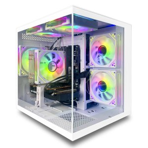 Suevery Ryzen 5 5500 游戏台式机 16GB 白色