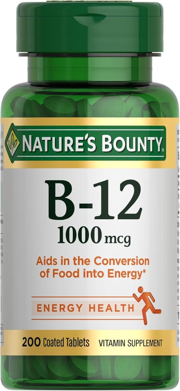 Vitamin B12 1000mcg 200 Tablets