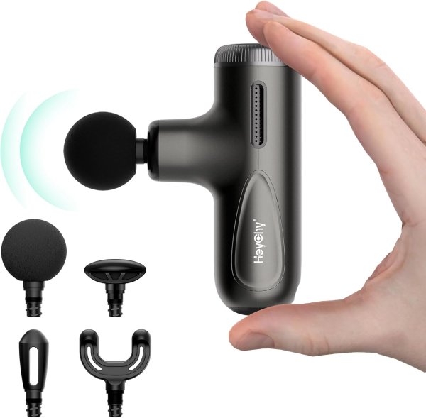 HEYCHY Super Mini Massage Gun Deep Tissue Dark Gray
