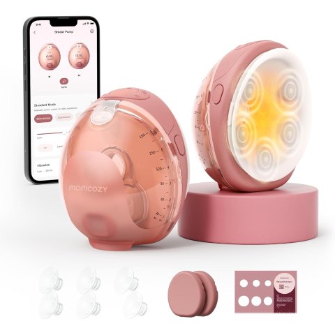 Momcozy Wellness 1 可穿戴暖感吸奶器 180ml