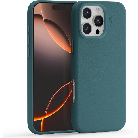 MOFT MOVAS iPhone 16 Pro Max 磁吸皮质壳 6.9英寸 森林色