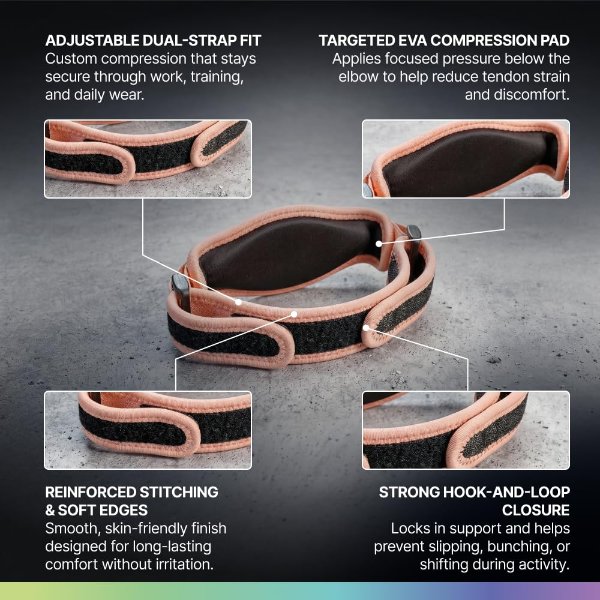 Modvel Adjustable Elbow Support Strap Sports