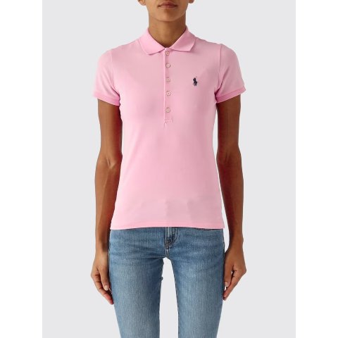 Cotton Polo Shirt Blush Pink
