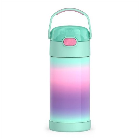 THERMOS FUNTAINER 儿童不锈钢保温水瓶 12盎司 薄荷渐变
