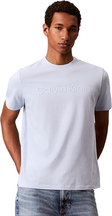 Calvin Klein CK标志男士宽松T恤