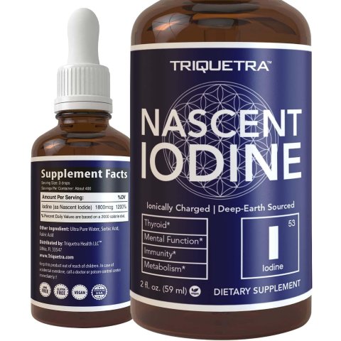 Nascent Iodine Supplement 1800mcg 2oz