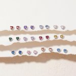 In Season Jewelry 心形耳钉 925纯银