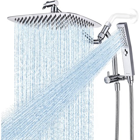 G-Promise All Metal 12 Inch Shower Head Chrome