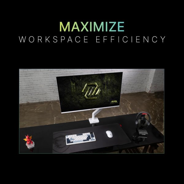 MAG MT201W Monitor Stand Black