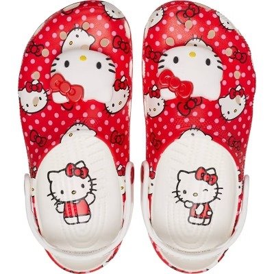  Hello Kitty 红色经典洞洞鞋