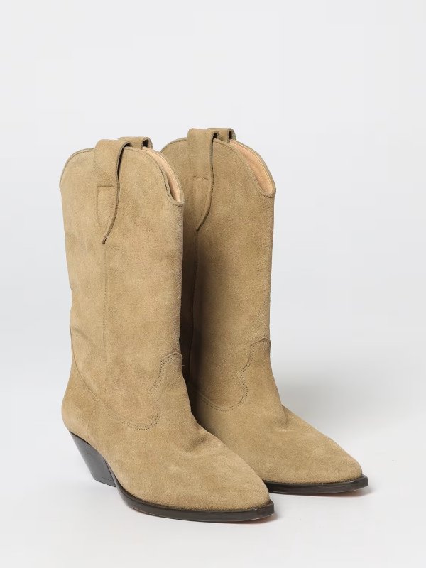 Duerto Suede Ankle Boots Beige