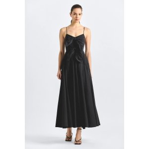 $120 off $500Derek Lam Unity Tie Front Dress Black